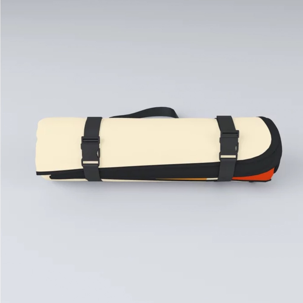 Society6 Classic Retro Stripes by AlphaOmega Canvas Reusable Picnic Blanket - Picture 2 of 3